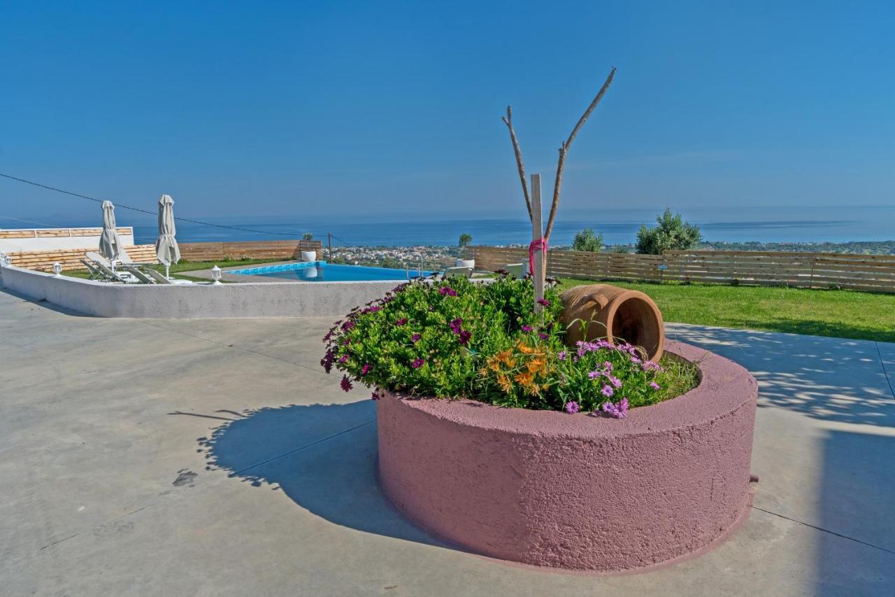 Alkistis Villa With Amazing Sea View Maroulas Exterior photo