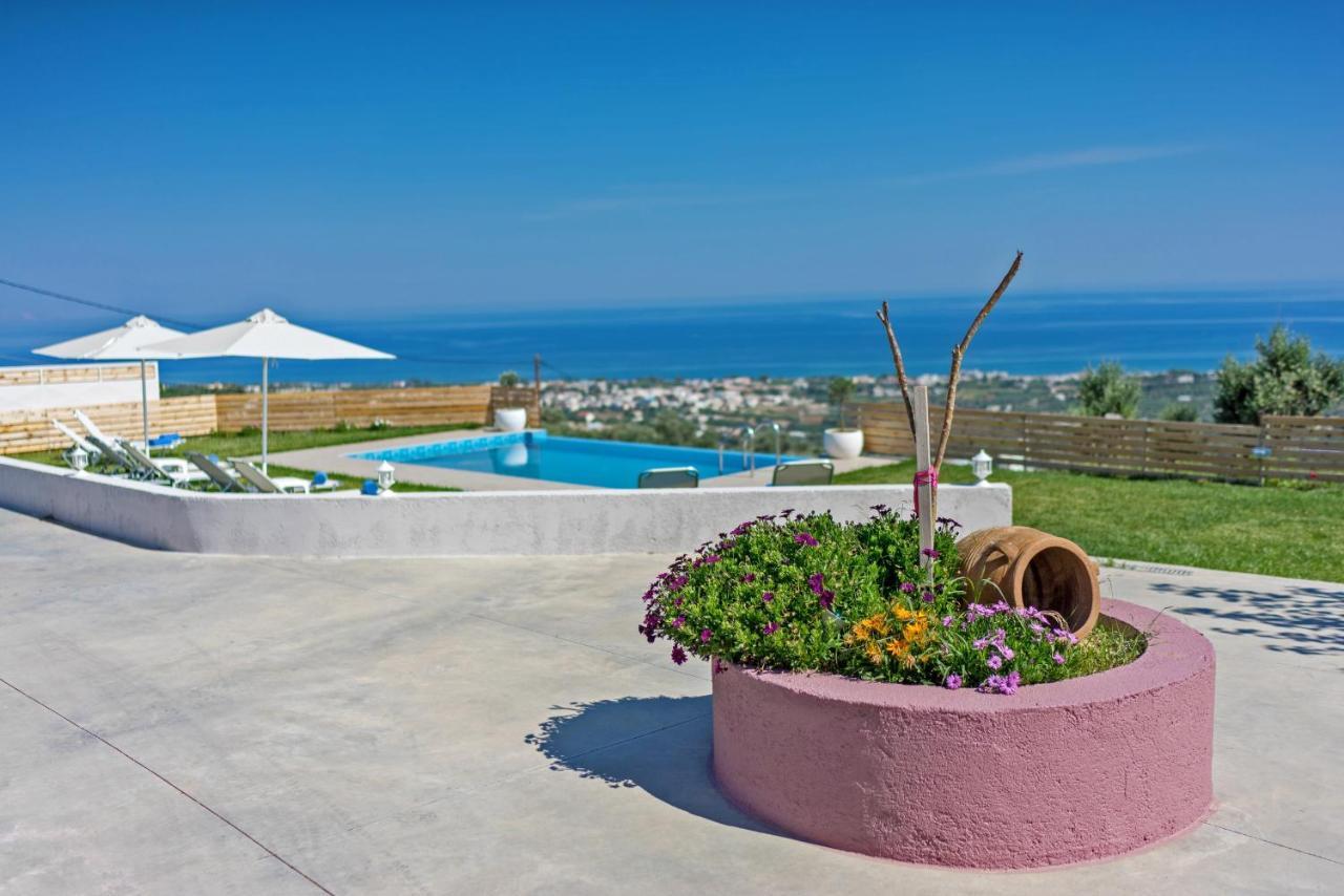 Alkistis Villa With Amazing Sea View Maroulas Exterior photo