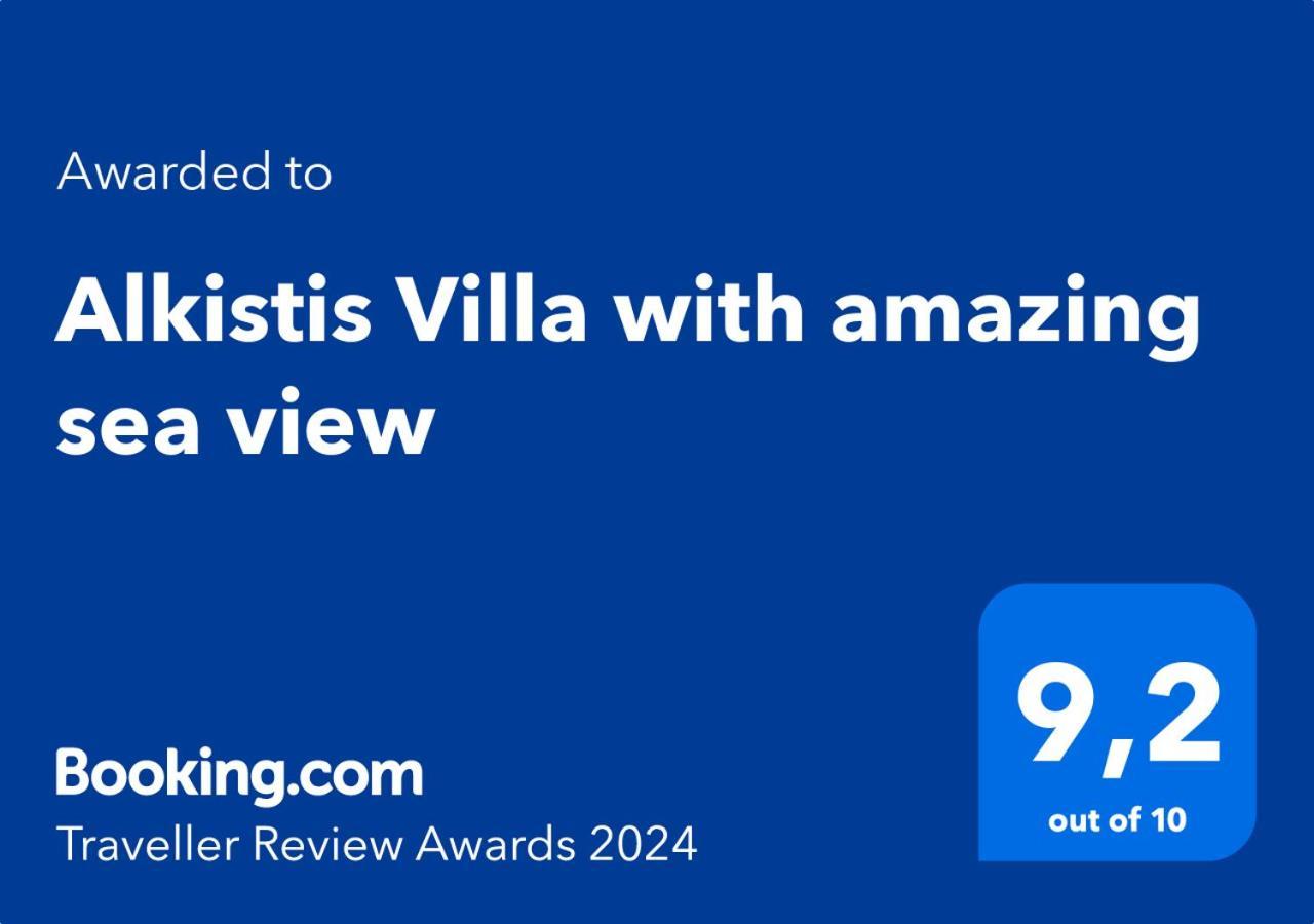 Alkistis Villa With Amazing Sea View Maroulas Exterior photo